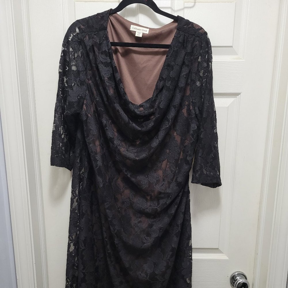 Black Lace Dress from Coldwater Creek